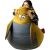 Go Gift Sako bag pouffe Sowa gold-grey XL 130 x 90 cm