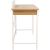 Desk FERDIE 120x48xH88cm, ash/white