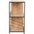 Shelf DIMITRA 100x40xH83,5cm, rustic/black