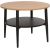 Coffee table HECTOR 60x60xH45cm, ash/black