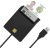 CP ID2 USB 2.0 ID kartes lasītājs 80cm vads 420 Kb/s (6.5x6cm) Melns