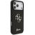 Guess PU Fixed Glitter 4G Metal Logo Case Чехол для Apple iPhone 17 Pro Max
