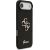 Guess PU Fixed Glitter 4G Metal Logo Case Aizsargapvalks priekš Appe iPhone 17 Air