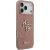 Guess PU Fixed Glitter 4G Metal Logo Case Aizsargapvalks priekš Appel iPhone 17 Pro Max