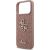 Guess PU Fixed Glitter 4G Metal Logo Case Aizsargapvalks priekš Appel iPhone 17 Pro Max