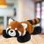 Leantoys Pluszowa Maskotka Przytulanka Panda Czerwona Ruda 30cm LEAN Toys