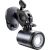 Baseus PrimeTrip 2-in-1 bike mount, phone holder + flashlight (black)