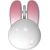 MOFII Wireless Mouse + Bluetooth Rabbit M6DM Oil Painting (White-Pink)