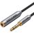 Audio cable 6.35mm male to female Vention 1m