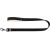 WAUDOG natural leather dog leash 20 mm wide, 122 cm long Black