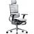 Diablo Chairs V-Master – biroja krēsls baltā un melnā krāsā