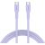 CANYON cable OnWire 60CL C-C 60W COLOR Braided 1m Purple