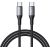 Joyroom S-A28 Flash Series 60W USB-C - кабель USB-C 1м - черный