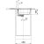 FRANKE SKL 611-62/50 SPARK 62x50cm Virtuves izlietne