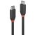 CABLE USB3.2 C-C 1M/BLACK 36906 LINDY