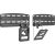 Maclean TV bracket, compatible with Samsung QLED TVs, 43"-85", max. 60kg, MC-806 N