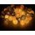 Cotton balls Springos CL0155, 50 LED, dekoratīvais gaismas virtenis, tīkla barošana, grafīta un baltā krāsa