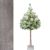 Mākslīgā eglīte uz stumbra ar apgaismojumu Springos CL0860, 128 LED, Ziemassvētku koks 150 cm, ar sniega efektu  Priekšrocības: