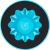 Hazet wheel hub grinder (base body + 3 grinding wheels), 160mm (blue, 4-part, 11mm external hexagon)