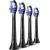 Philips Sonicare S2 HX6054/88 Sensitive zobu birstes uzgalis 4gab melns