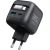 Havit UC250 A-EU - GaN travel charger with extendable cable (black)
