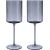 Wine goblet DOLCE 2pcs H23,3cm, grey