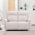 Recliner sofa MAREN 2-seater with manual mechanism, beige