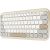 Asus Marshmallow KW100 Keyboard Wireless US International Oat Milk Bluetooth