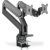 Digitus Desk Mount DA-90427 Adjustable Height, Rotate, Tilt, Swivel 15-35 " Maximum weight (capacity) 2x15 kg Black