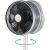 Jimmy JF41 Pro Stand Fan Diameter 25 cm Number of speeds 1 Oscillation 20 W Remote control