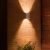 Philips Hue WCA Resonate Outdoor Wall Lantern, Inox 8 W 2000-6500 Hue White Colour Ambiance