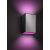 Philips Hue WCA Resonate Outdoor Wall Lantern, Inox 8 W 2000-6500 Hue White Colour Ambiance