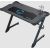 Onex RGB Gaming Desk w/Cup holder, headset hook, Gamepad holder, 114cm(w) GD1200Z Black