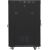 Lanberg Rack cabinet 19" free-standing 22U/800x800 (flat pack) with glass door, LCD FF01-8822-12BL Black