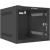Lanberg Rack cabinet 10" wall-mount 4U/280x310 (flat pack) with glass door WF10-2304-10B Black