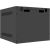 Lanberg Rack cabinet 10" wall-mount 4U/280x310 (flat pack) with glass door WF10-2304-10B Black