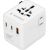 Gembird TPA-1A2C20-01-W Universal travel power adapter, 20 W, white Gembird Jaunumi - Datori