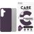 Etui CARE by PanzerGlass Fashion do       Samsung Galaxy S25 fioletowy