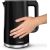 Tristar Double Walled Kettle WK-3407 Electric 2200 W 1.7 L Plastic 360° rotational base Black