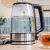 Cecotec Kettle ThermoSense 340 Clear Electric 2200 W 1.7 L Glass 360° rotational base Clear