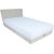 Continental bed LEVI 140x200cm, with mattress, dark beige