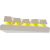 White Shark GK-002211V2  Wakizashi 2 White US Red Switches