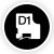 Dymo 16957 (S0718040) D1 Flexible Nylon Tape 12mm x 3.5m, Black on White
