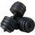 Funfit Hantle Bitumiczne 40 kg Zestaw 2x20 kg