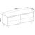 TV table HERTA 120x40xH48cm