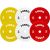 Svara diski  TPP01 YELLOW PE OLYMPIC PLATE 2 x 1.5 KG HMS