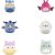 SQUISHMALLOWS W26 Plīša rotaļlieta, 12 cm