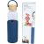 Dzeramā pudele GLASS H22,5cm 550ml, stikls, bambusa vāciņš