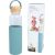 Dzeramā pudele GLASS H22,5cm 550ml, stikls, bambusa vāciņš