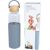Dzeramā pudele GLASS H22,5cm 550ml, stikls, bambusa vāciņš